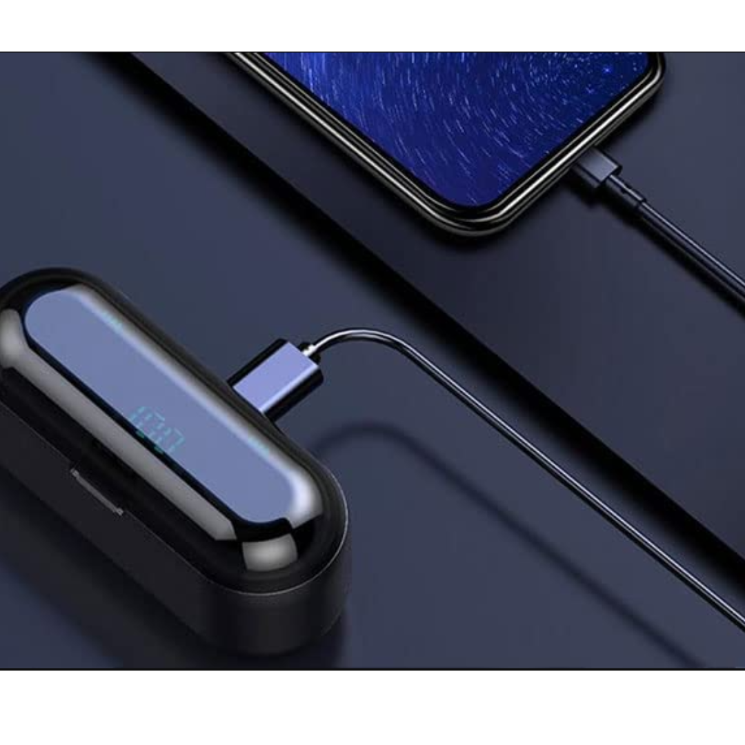 Audífono Inalámbricos F9 Con Power Bank